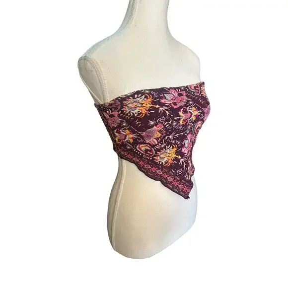 Free People One Bandana Scarf Top Size M Fits  Small - Picture 2 of 9